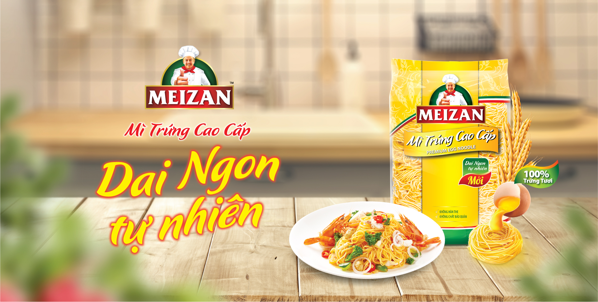 Mì Trứng Cao Cấp Meizan — thế hệ mới chất lượng vượt trội