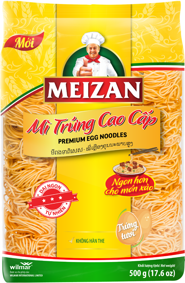 Mì Trứng Cao Cấp Meizan – Ngon hơn cho món xào