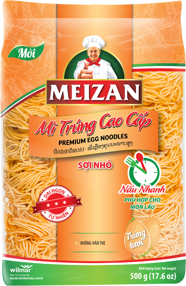 Mì Trứng Cao Cấp Meizan – Sợi Nhỏ
