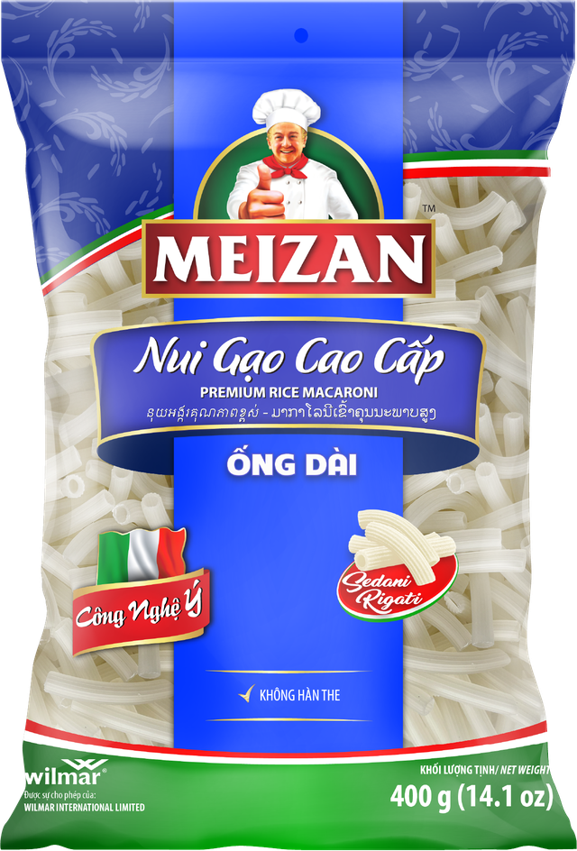 Nui Gạo Cao Cấp Meizan – Ống dài