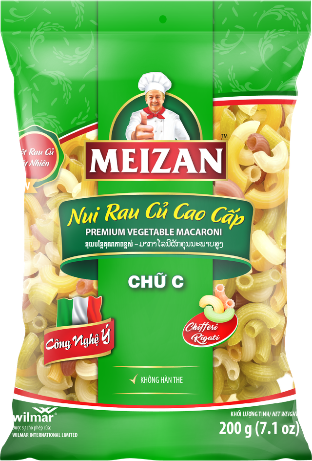 Nui Rau Củ Cao Cấp Meizan – Chữ “C”